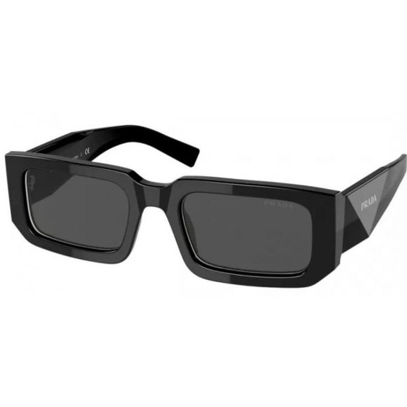 NEW PRADA UNISEX SPR 06Y BLACK SUNGLASSES PRADA PR06YS 09Q5S0 PRADA PR 06YS - Picture 2 of 4